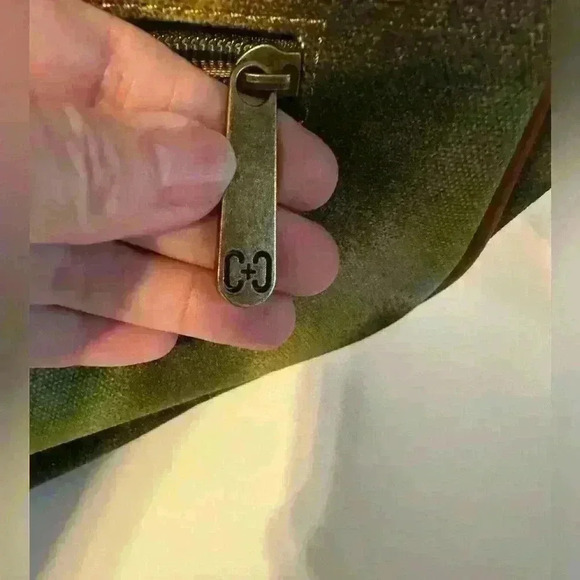 Coco + Carmen Peacock/Floral Fabric Satchel/Purse - Picture 4 of 16